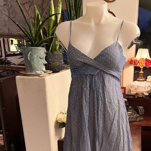 Review Australia summer dress; light blue; great condition; material:cotton/silk